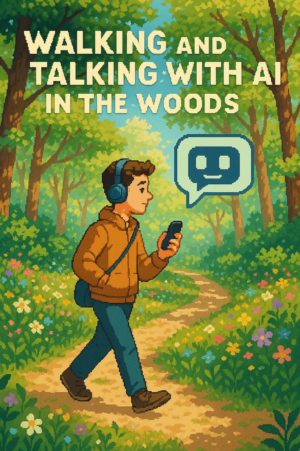 My new pastime: walking and talking with AI in the woods